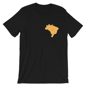 Mapa do Brasil - Men's and Women's Short-Sleeve T-Shirt