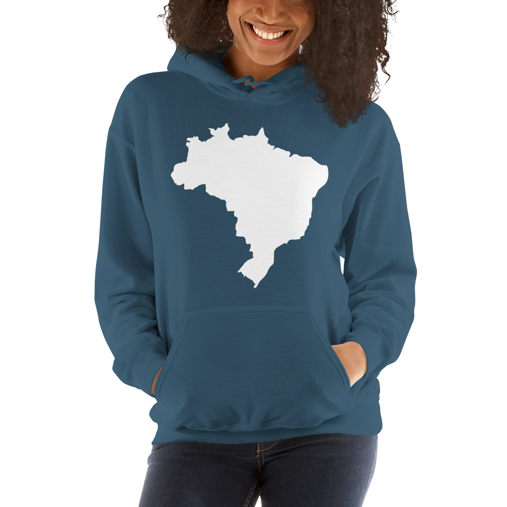 Brasil, Men's and Women's Hooded Sweatshirt