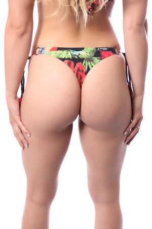 Bikini Bottom, Twist Design, Macaw Black