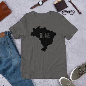 Home, Brasil, Men's Short-Sleeve T-Shirt