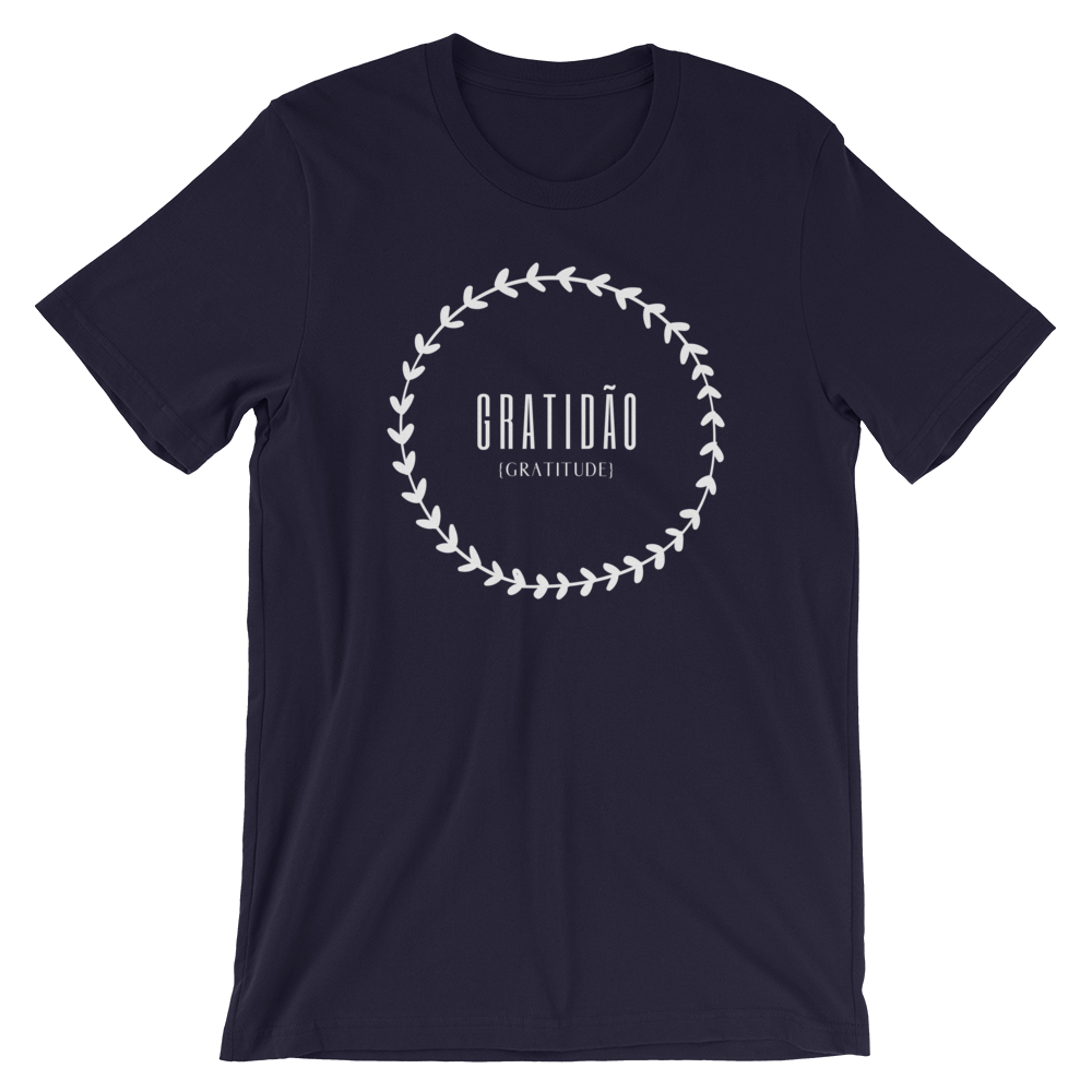 GRATIDÃ0, With Translation, Short-Sleeve Men's & Women's T-Shirt