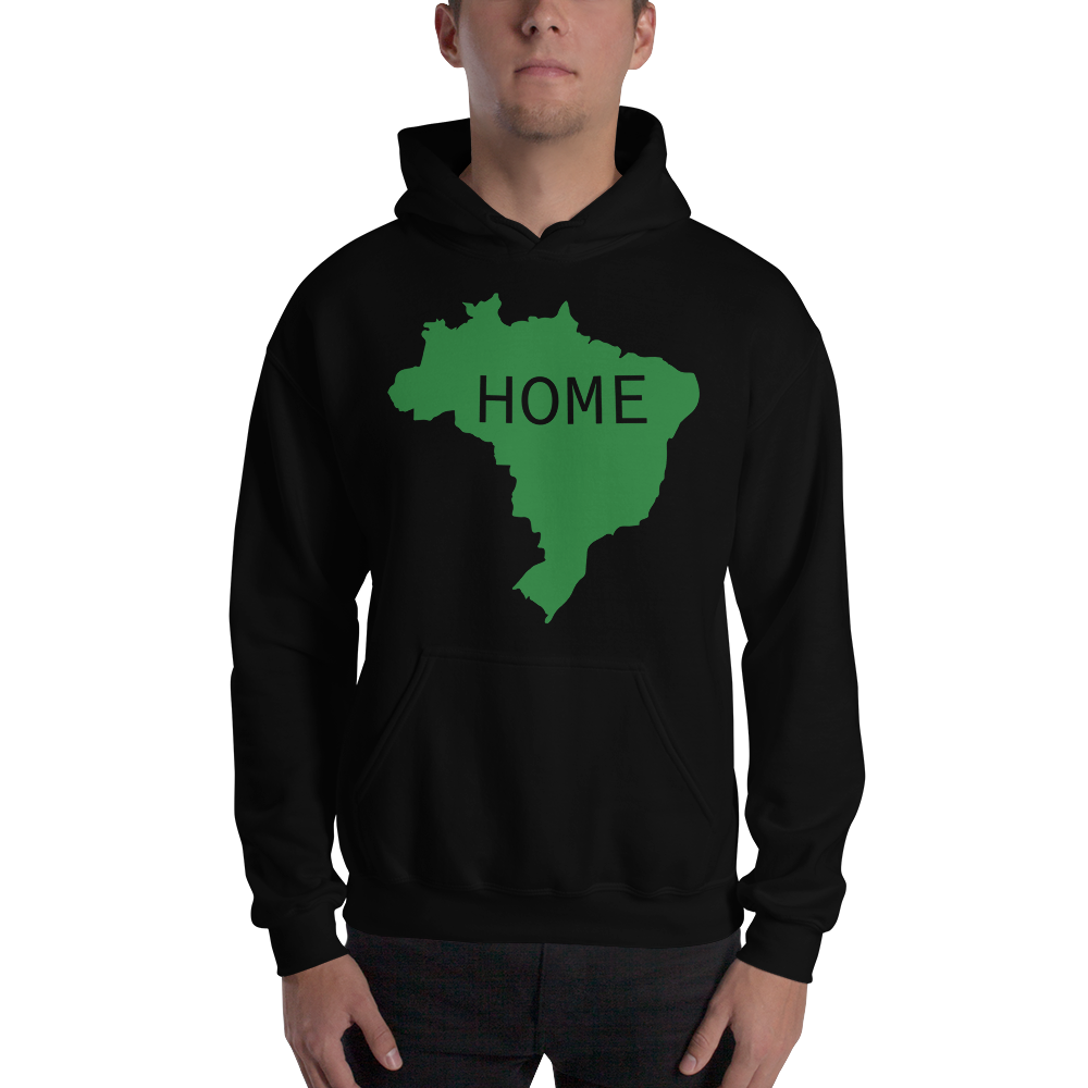 Home, Brasil, Men's & Women's Hooded Sweatshirt