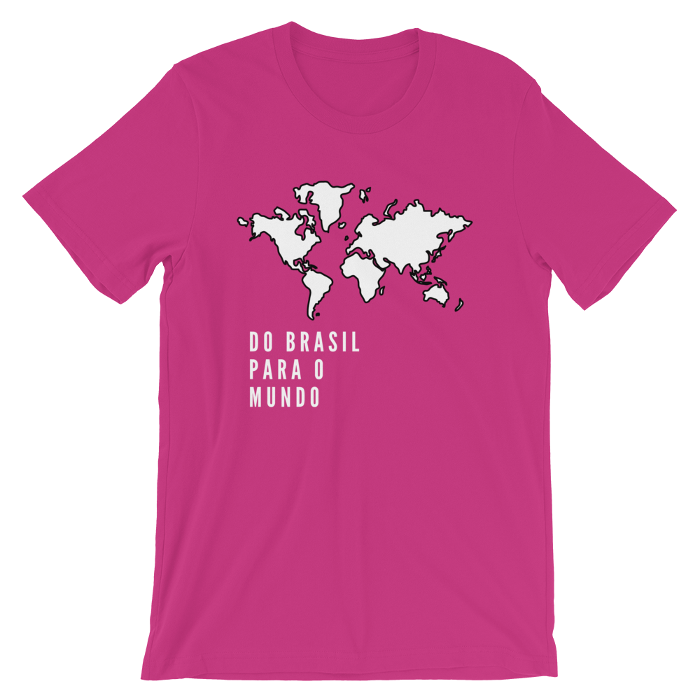 Do Brasil Para o Mundo - Men's and Women's Short-Sleeve Unisex T-Shirt