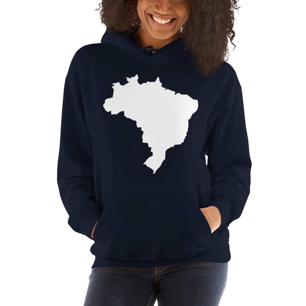 Brasil, Men's and Women's Hooded Sweatshirt