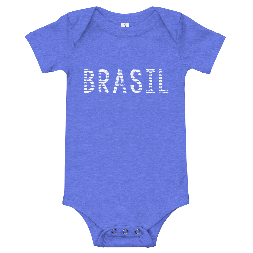 Brasil - Distressed, Baby Onesie